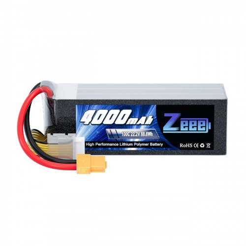 Аккумулятор LiPo 6S 22.2V 100C 4000mAh XT60 Zeee lipo-222v-001-91