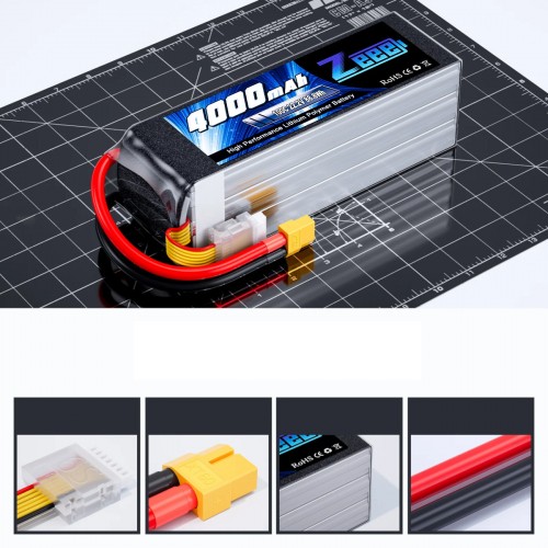 Аккумулятор LiPo 6S 22.2V 100C 4000mAh XT60 Zeee lipo-222v-001-91