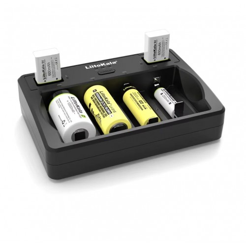 Зарядное устройство 18650 21700 D 9V 4 слота LiitoKala Lii-D4