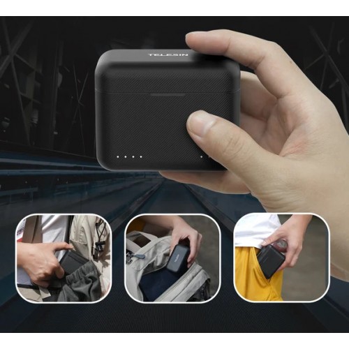Зарядное устройство Insta360 X5 на два аккумулятора закрытое Telesin S0-BCG-42-TIS