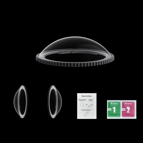 Защитные линзы Insta360 X5 для объектива камеры олеофобные Telesin S5-FLT-39-TIS