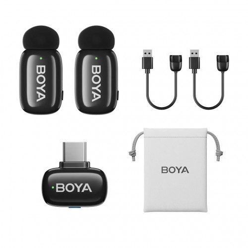 Микрофон беспроводной для смартфонов Type-C ИИ-шумоподавление Boya Mini 2-04