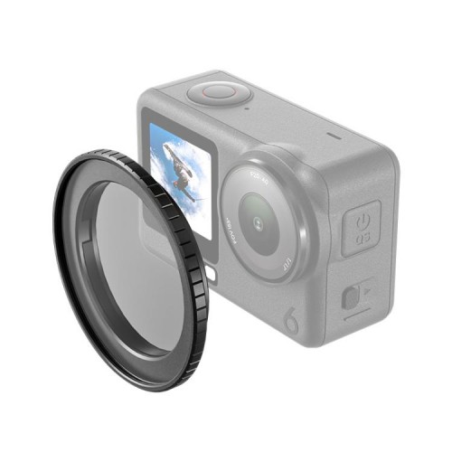 Адаптер фильтра для DJI Action 6 алюминиевый 49мм Puluz PU1084B