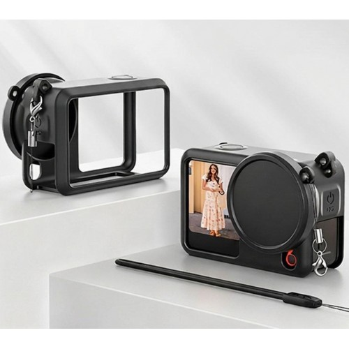 Чехол для DJI Action 6 силиконовый с защитой объектива Puluz SYA003157601A