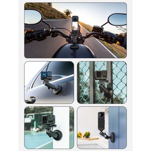 Магнітне кріплення DJI GoPro Insta360 фрезерований шарнір aMagisn HM17