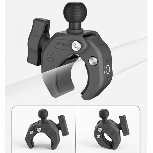 Крепление-краб на руль DJI GoPro Insta360 шарнирное aMagisn HM07