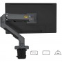 Braț de birou pentru monitor North Bayou G60, 27-60″, până la 16 kg, RGB