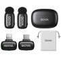 Беспроводной микрофон Boya Mini 2-01 для iPhone и Android (2 TX + 2 RX)