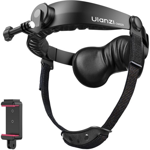 Кріплення на голову Ulanzi CM029 для екшн-камер GoPro та смартфонів (із затискачем)