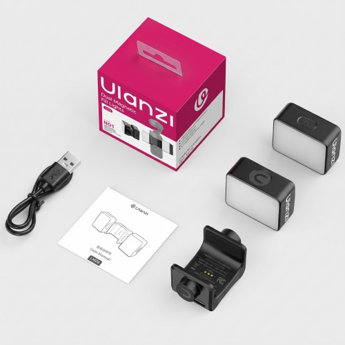 Магнитный накамерный свет Ulanzi LM06 для DJI Pocket 4 / 3 (5800K, 2 шт)