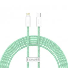 Кабель Type-C Lightning для айфон PD 20Вт 2м зелений Baseus Dynamic CALD000106