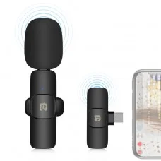 Микрофон беспроводной Type-C цифровой 2.4ГГц Android Puluz PU3082B