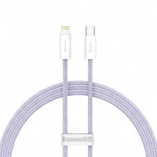 Кабель Type-C Lightning для айфон PD 20Вт 1м фіолетовий Baseus Dynamic 2 CALD040205