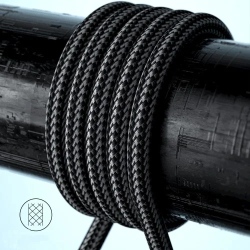 Кабель Type-C 100Вт швидка зарядка 1м чорний ESSAGER EXCTT1-CG01