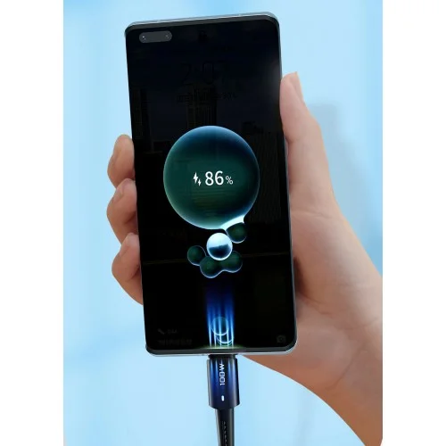 Кабель Type-C 100Вт швидка зарядка 1м чорний ESSAGER EXCTT1-CG01