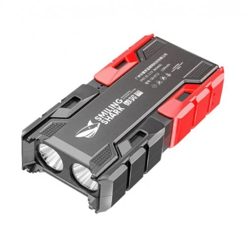 Фонарик LED мини повербанк 1200мАч Type-C IP65 Smiling Shark SD-0712A