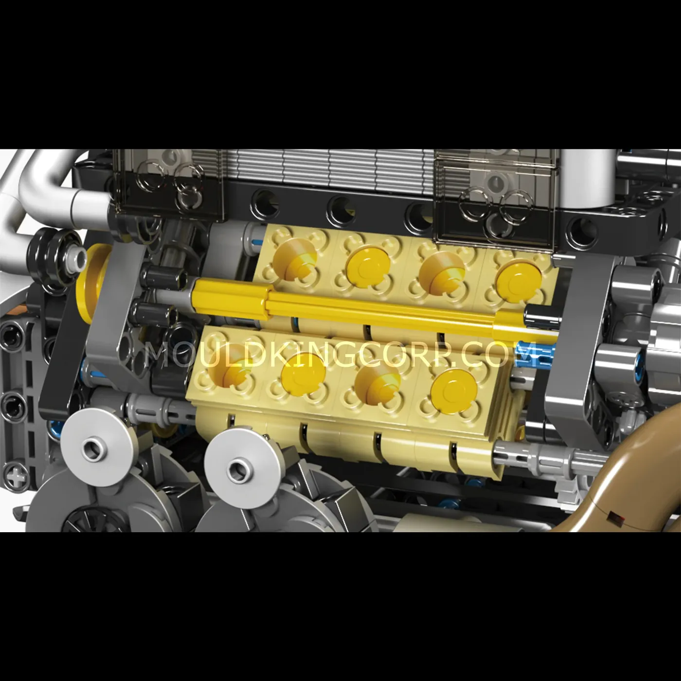 Construcția și detaliile utile ale modelului Mould King 10131