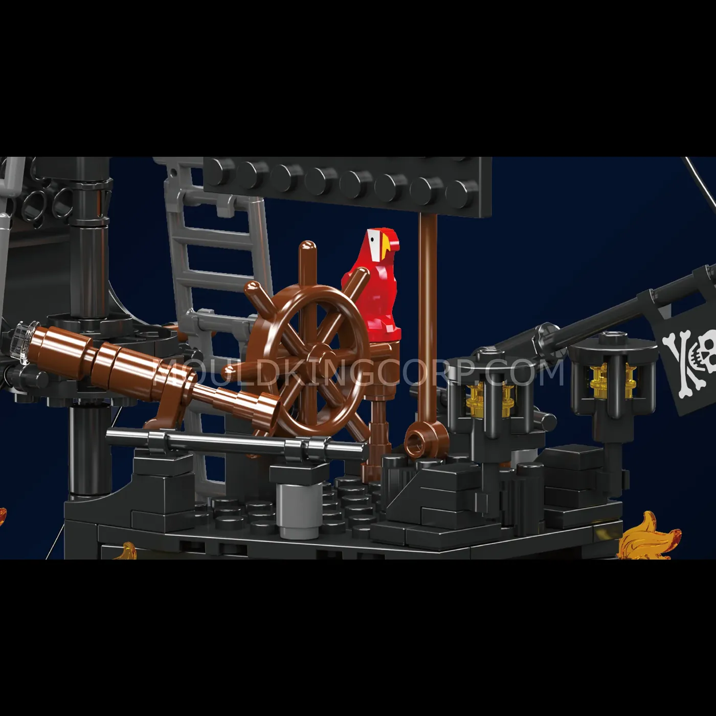 Construcția și detaliile utile ale modelului Mould King 10195