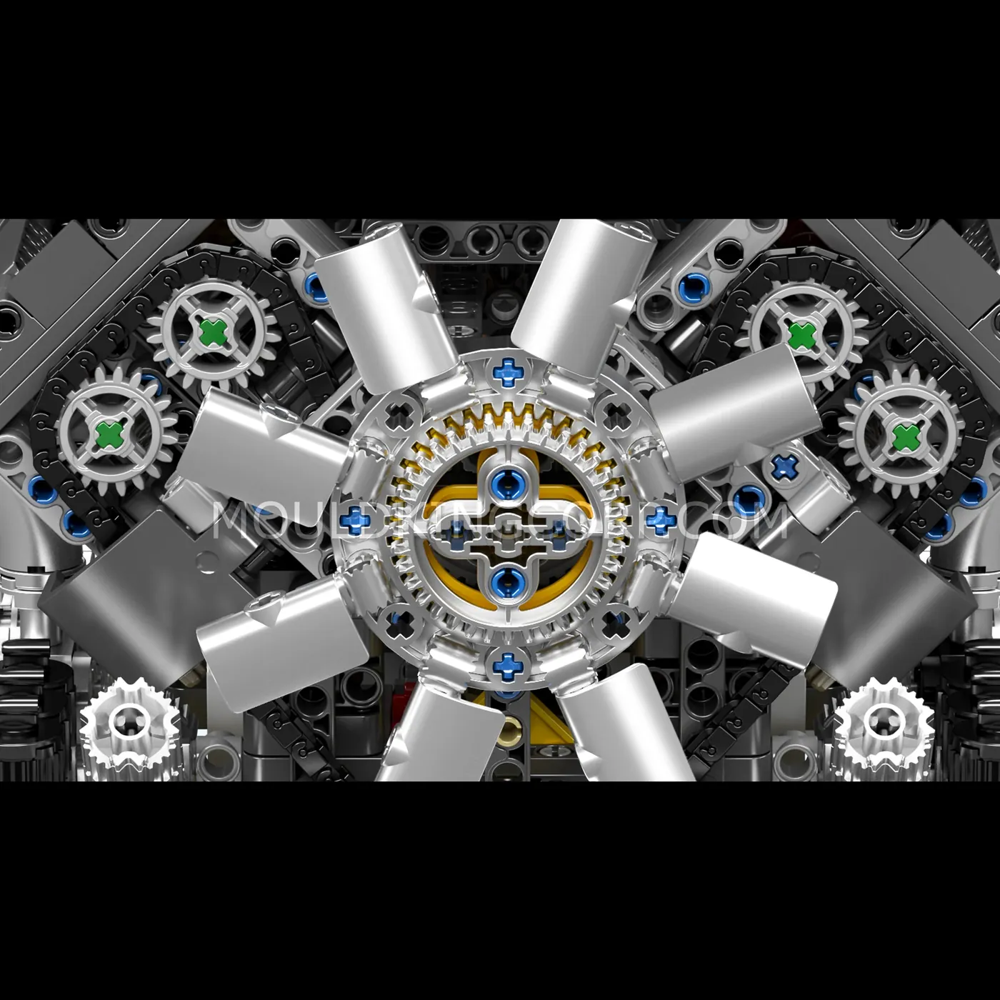Construcția și detaliile utile ale modelului Mould King 10201