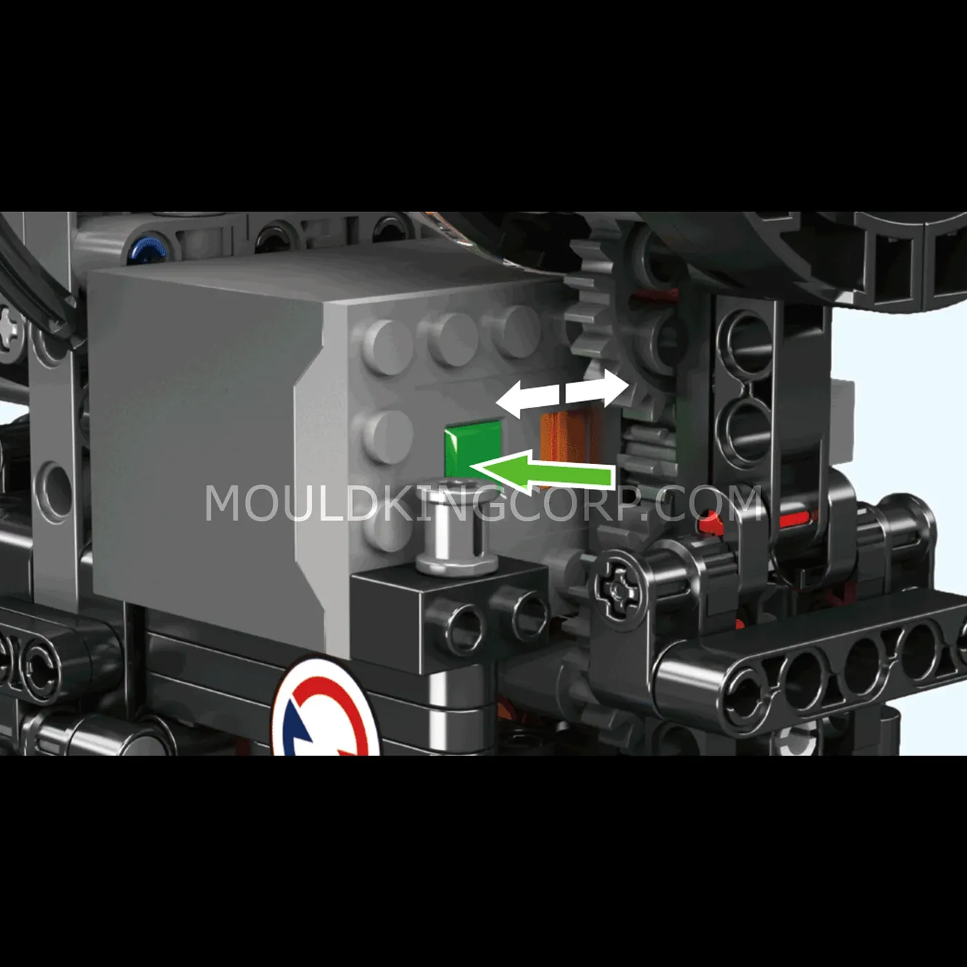 Construcția și detaliile utile ale modelului Mould King 10216