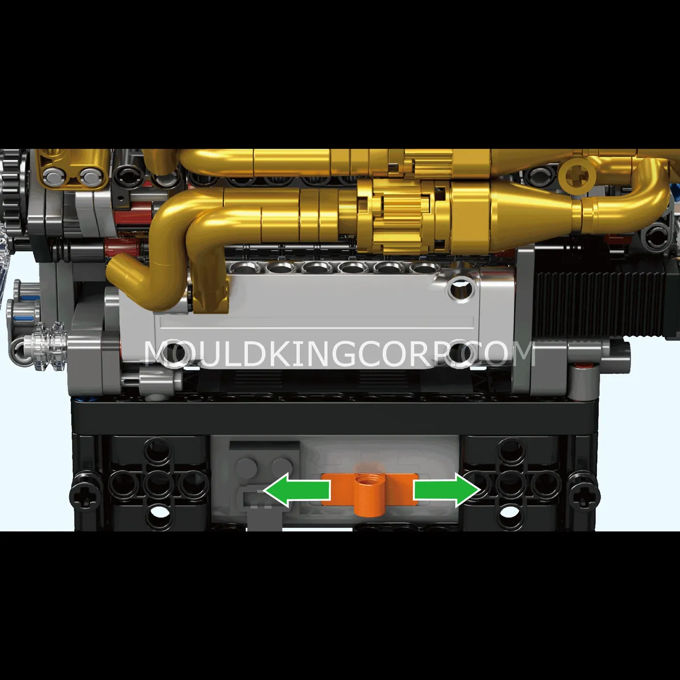 Construcția și detaliile utile ale modelului Mould King 10224