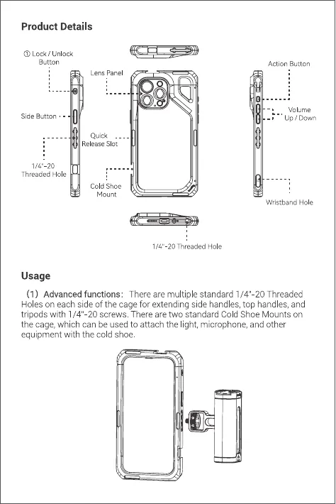 SmallRig 4391: конструкція та робоче компонування